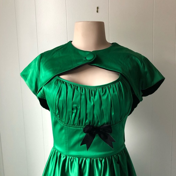 Gorgeous pinup dress with reversible jacket - Picture 1 of 9